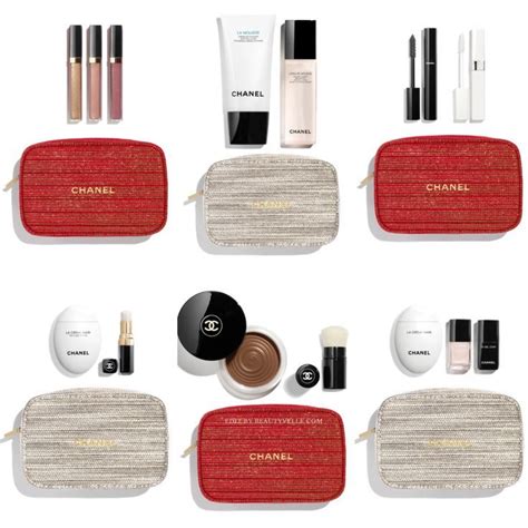 chanel eye gift set|Chanel tweed makeup gift set.